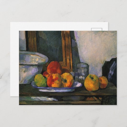 Cezanne - stilstaand leven met Open Drawer Kaart (Voorkant / Achterkant)