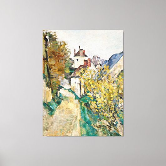 Cezanne, The House of Dr. Gachet, Auvers-sur-Oise, Canvas Afdruk (Voorkant)