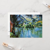 Cezanne - The Lac d'Annecy Kaart (Voorkant / Achterkant in situ)