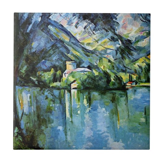 Cezanne - The Lac d'Annecy Tegeltje (Voorkant)