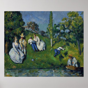 Cézanne - The Pond Poster