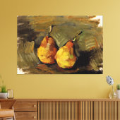 Cezanne - Two Pears Canvas Afdruk (Insitu (Woonkamer))