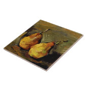 Cezanne - Two Pears Tegeltje (Zijkant)