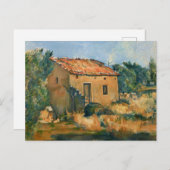 Cezanne - Verlaten huis Briefkaart (Voorkant / Achterkant)