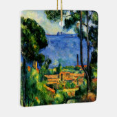Cezanne - View of l'Estaque, Keramisch Ornament (Rechts)