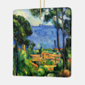 Cezanne - View of l'Estaque, Keramisch Ornament (Links)