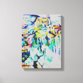 Cezanne Village in Gardanne Canvas Afdruk