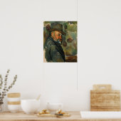 Cézanne - zelfportret met een Pet Poster (Keuken)