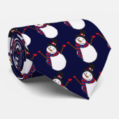 CF- Cute Snowman Stropdas (Opgerold)
