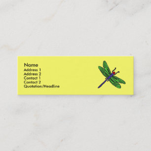 CF- Dragonfly-Visitekaartjes... Mini Visitekaartje