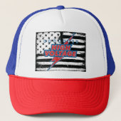 CFHF Navy Flag Trucker Hat Trucker Pet (Voorkant)