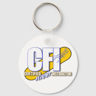 CFI-LOGO - GECERTIFICEERDE VLIEGINSTRUCTOR SLEUTELHANGER