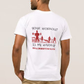 CFNXT Warmup - wit T-shirt (Achterkant)