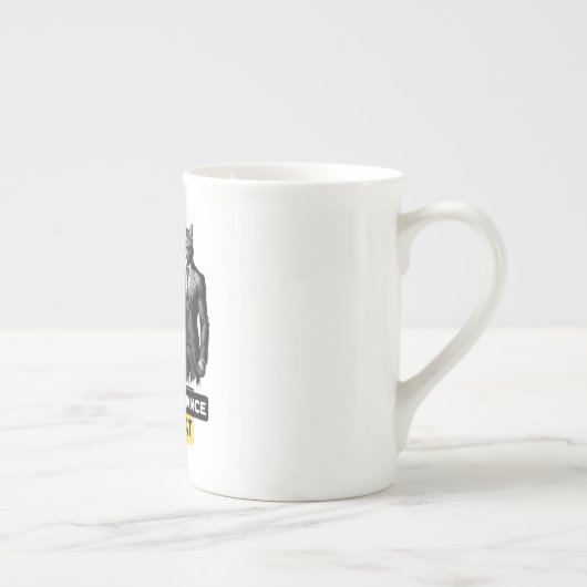 CFO (Chief Feline Officer): Mastering van financië Porselein Kop (Rechts)