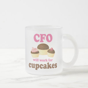 CFO Chief Finance Officer Gift Matglas Koffiemok
