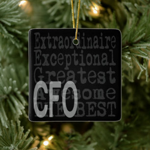 CFO Extraordinaire Keramisch Ornament