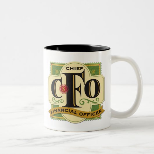 "CFO"-Mok Tweekleurige Koffiemok (Rechts)