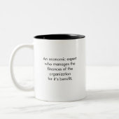 "CFO"-Mok Tweekleurige Koffiemok (Links)