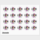 CFR LOGO STICKER 2008 - Gepersonaliseerd (Vel)