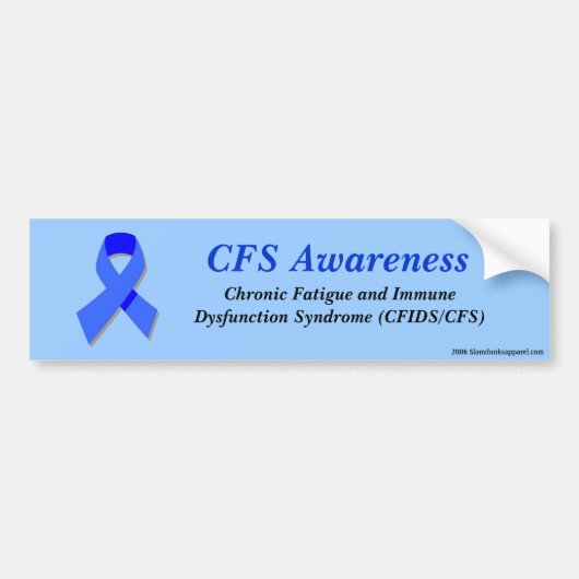CFS Awareness Bumpersticker (Voorkant)
