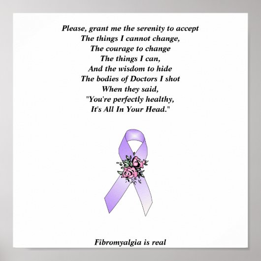 CFS-sereniteit Poster (Voorkant)