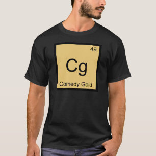 CG. - T-shirt de symbole d'élément de chimie d'o