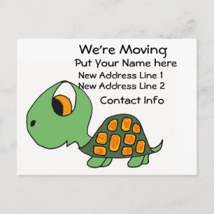 CG- We verplaatsen Turtle Briefkaart