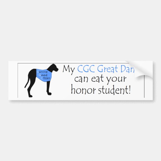 CGC versus HS Bumpersticker (Voorkant)