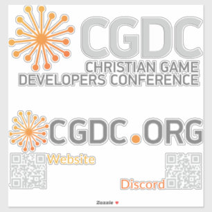 CGDC Conference - Vinyl Sticker