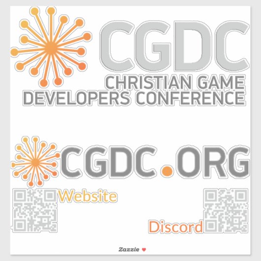 CGDC Conference - Vinyl Sticker (Vel)