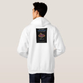 CGE Adventures Deluxe Sweat - shirt à capuche Blan (Dos entier)
