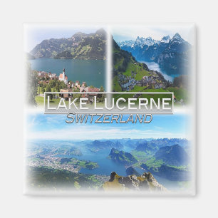 CH0286 Europa, Zwitserland, Meer van Luzern, Koelk Magneet