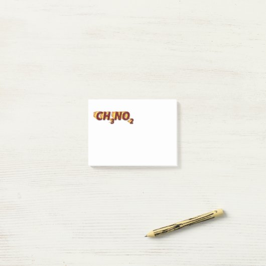 CH3NO2 - nitro Post-it® Notes (Op bureau)