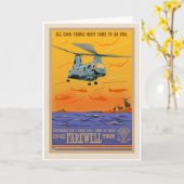 CH-46 AfscheidsKaart Kaart (Gele Bloem)