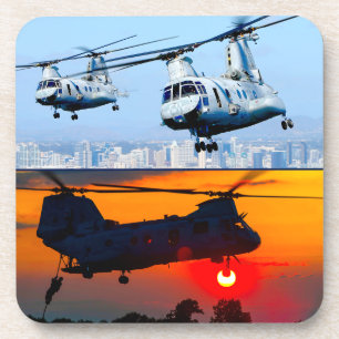 CH-46E ZEE KNIGHT BIER ONDERZETTER