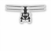 CH-47 Chinook Frontale Uitzicht sticker (Voorkant)