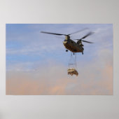 CH-47 Chinook Helikopter Poster (Voorkant)