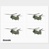 CH-47 Chinook Rechthoekige Sticker (Vel)