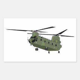CH-47 Chinook Rechthoekige Sticker