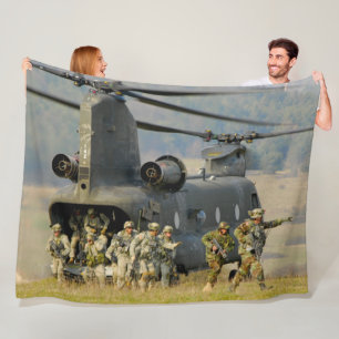 CH-47D CHINOOK FLEECE DEKEN