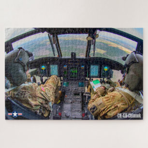 CH-47F CHINOOK COCKPIT (20x30 INCH) Legpuzzel