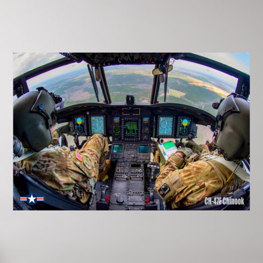 CH-47F CHINOOK POSTER (Voorkant)