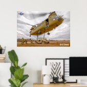 CH-47F CHINOOK POSTER (Thuiskantoor)