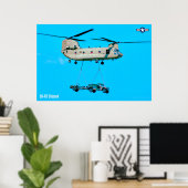 CH-47F CHINOOK POSTER (Thuiskantoor)