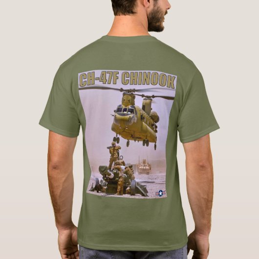 CH-47F CHINOOK T-SHIRT (Achterkant)