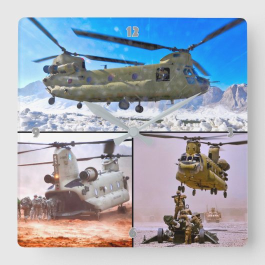 CH-47F CHINOOK VIERKANTE KLOK (Voorkant)