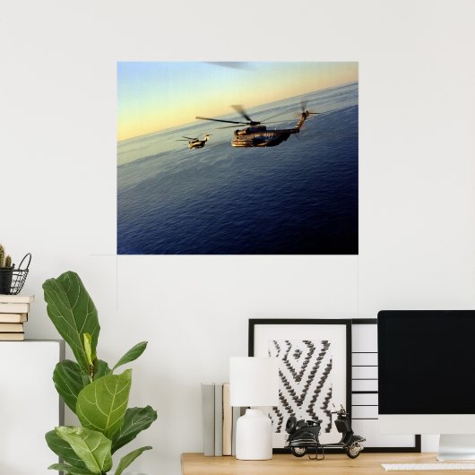 CH-53 Zee-allionen Poster (Thuiskantoor)