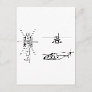 CH-53 Zee Stallion Briefkaart