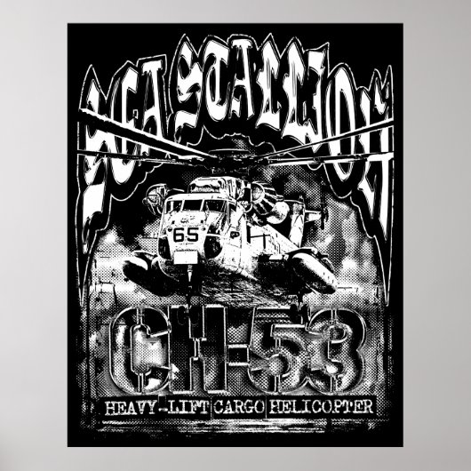 CH-53 Zee Stallion Poster (Voorkant)