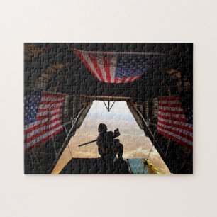 CH-53E SUPER STALLION - FLAG (11x14 INCH) Legpuzzel